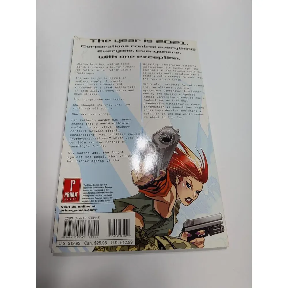 Perfect‎ Dark Prima Official Strategy Guide N64 Nintendo 64 Greg Rucka
